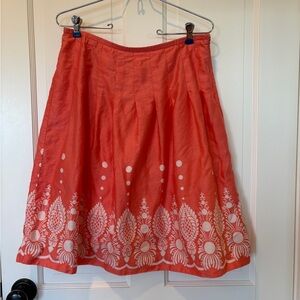 Cynthia Steffe Coral A-Line Skirt